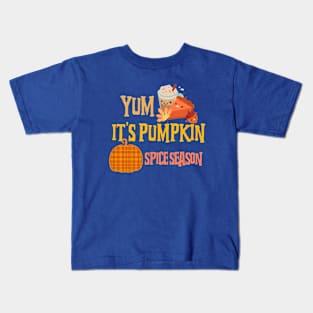 YUM Pumpkin Spice Season Kids T-Shirt